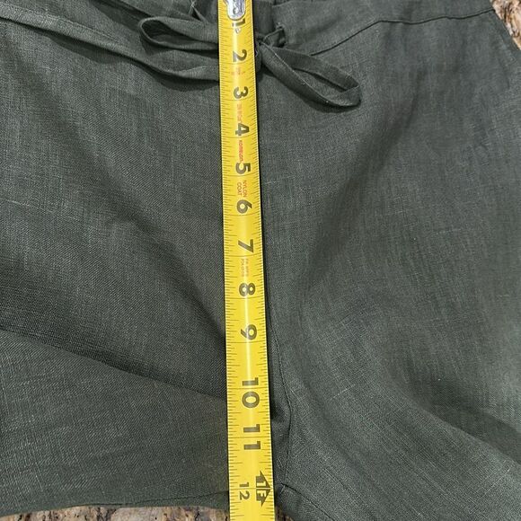 IXIMO Tapered Pants Linen Drawstring Back Elastic Waist Pants Size XL - Picture 11 of 11